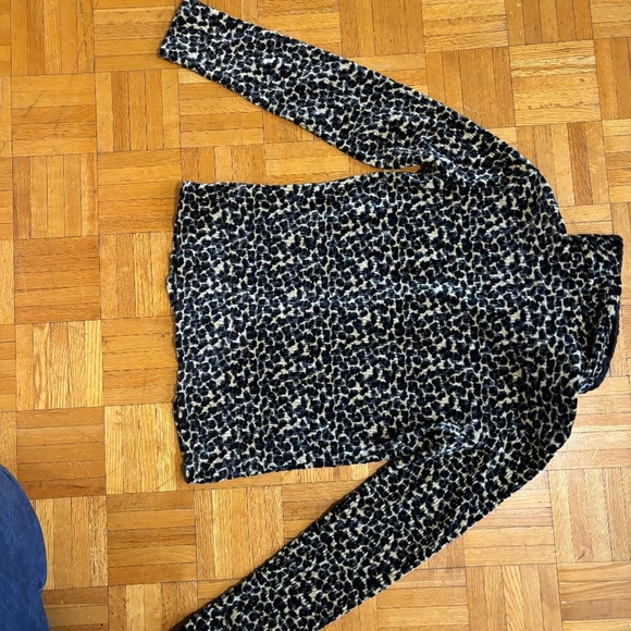 NANNY FINE !!! AM I RIGHT - leopard print long sleeve sweater - Picture 5 of 5